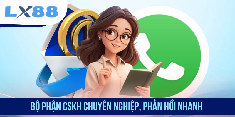 Bộ phận CSKH chuyên nghiệp, phản hồi nhanh